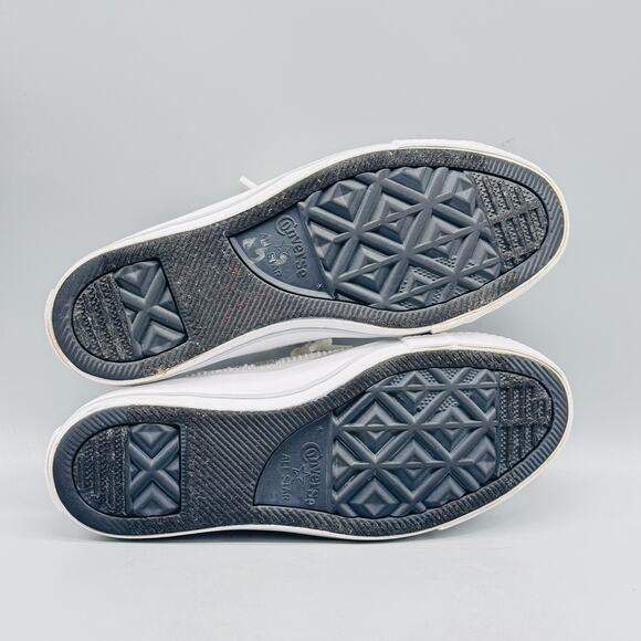 Converse Shoes Womens 7 White Chuck Taylor All Star Shoreline Slip On Sneakers - Picture 9 of 12